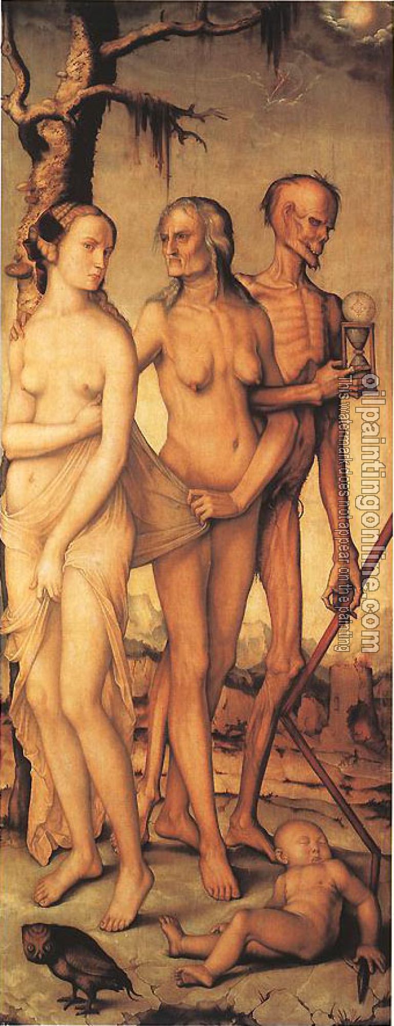 Grien, Hans Baldung - Three Ages of Man and Three Graces